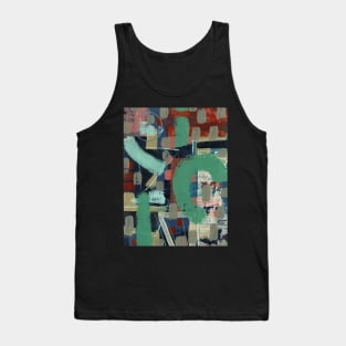 Art Acrylic artwork abstract Sage Tank Top